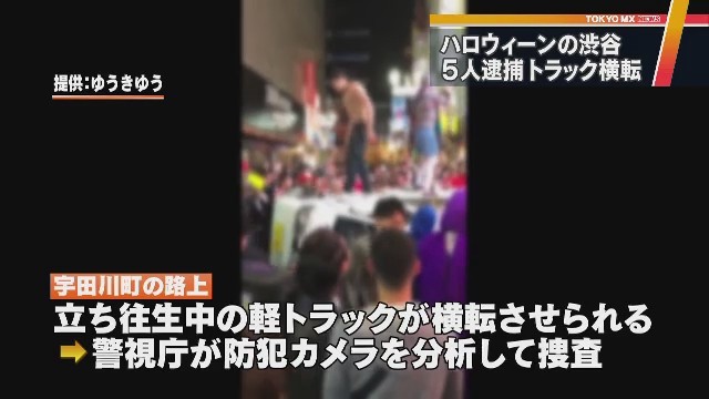 Tokyo police arrested four persons