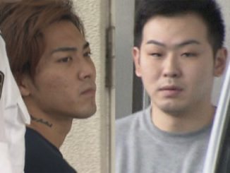 Gaku Oshiro (left) and Masaru Shimosato