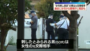 Man on the run after stabbing ex-girlfriend in Higashiyamato