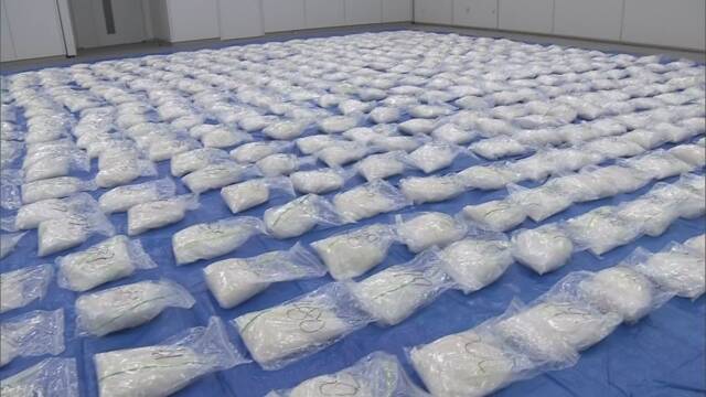1,159 kilograms of stimulant drugs in 2017
