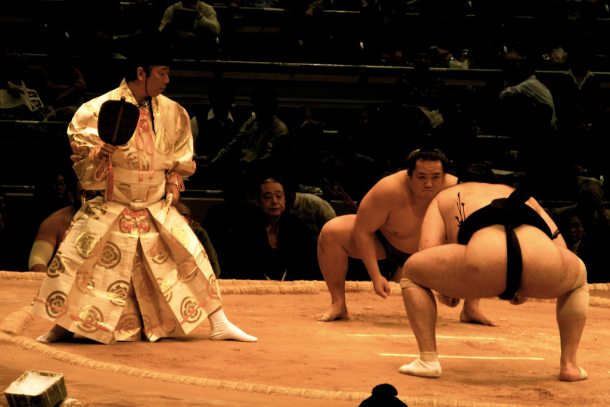 Sumo wrestlers (eugeneflores on Flickr)