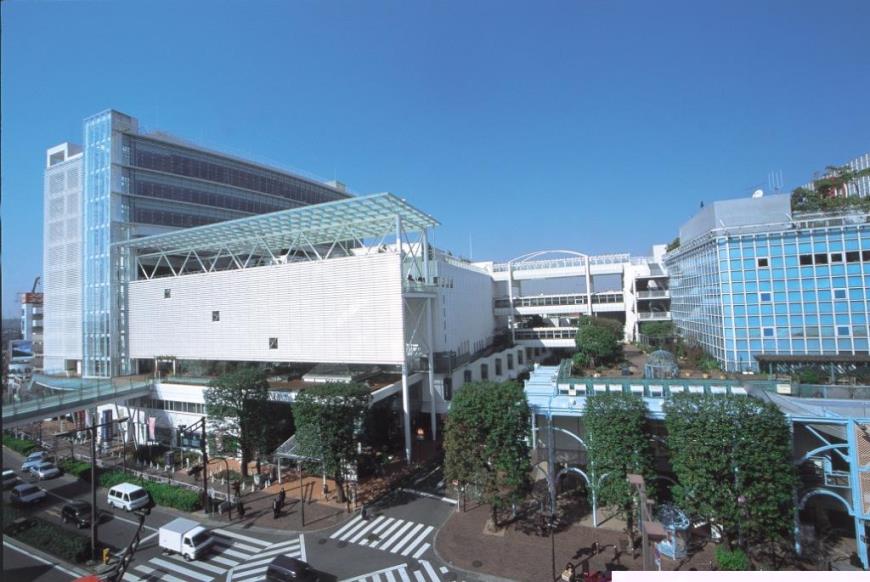 A woman survived a fall from the 6th floor of department store Tamagawa Takashimaya S.C