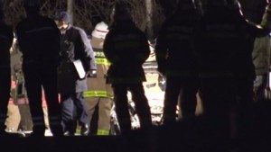 Police found 3 bodies inside and near a burned-out car in Tama