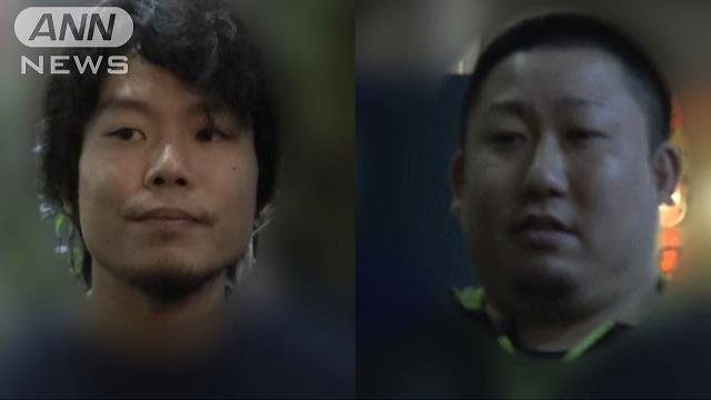 Toshihiro Uemori (left) and Shinichi Kaneko
