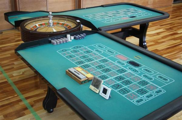 Police seized a roulette wheel inside parlor Mint
