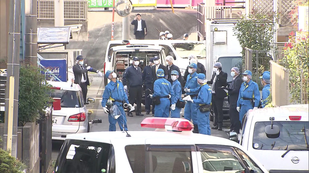 A man was stabbed by an unknown assailant on a road in Yokohama's Sakae Ward early Thursday